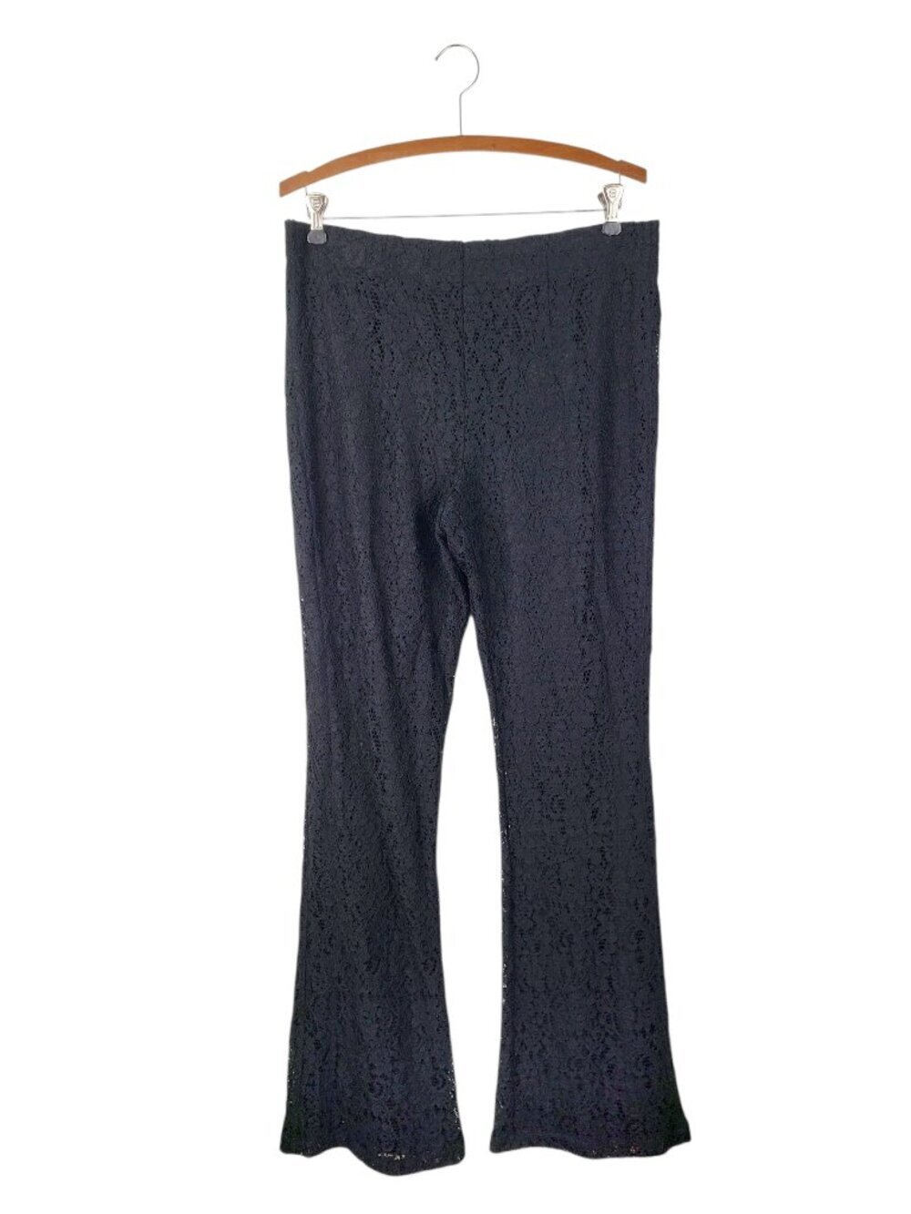 INC International Concepts NWT Black Lace Bootcut Pants Evening Dressy Womens 12